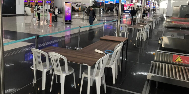 İstanbul Havalimanı’nda seçim hazırlıkları başladı
