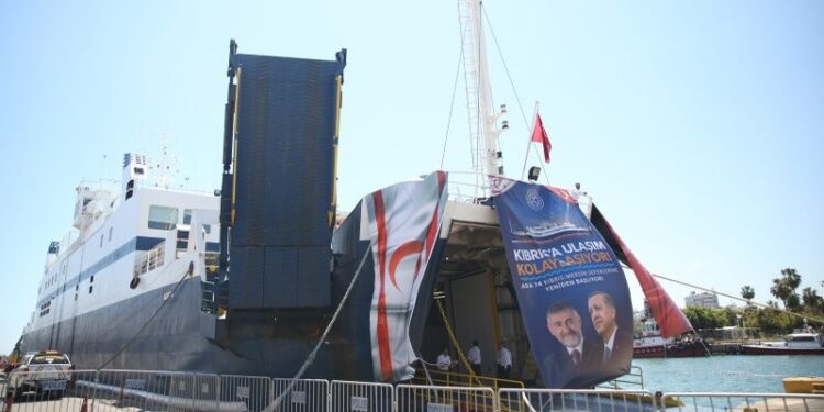 ADA-74 gemisi, Mersin-KKTC seferlerine dün başladı