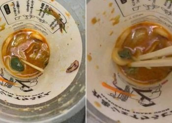 Afiyetle Yediği Yemeğin Sonunda Canlı Kurbağayla Karşılaştı