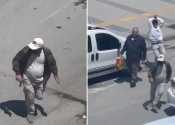 Cinayet şüphelisi kaçmaya çalıştı: Yoldan geçen vatandaş demir çubukla bu türlü durdurdu