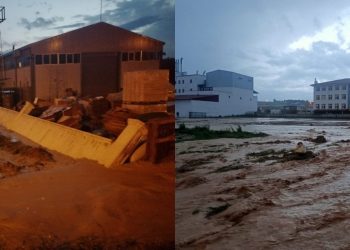 Samsun’u Sağanak Vurdu; Caddeler ve Binalar Su Altında…