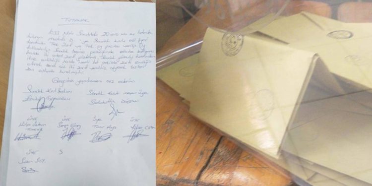 Yalova’da Skandal Manzaralar… Dışardan Getirdiği Zarfları Sandığa Attı