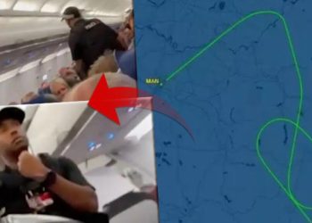 6 saatlik kaos! Yolcu kemer takmayı reddedince polis baskın düzenledi