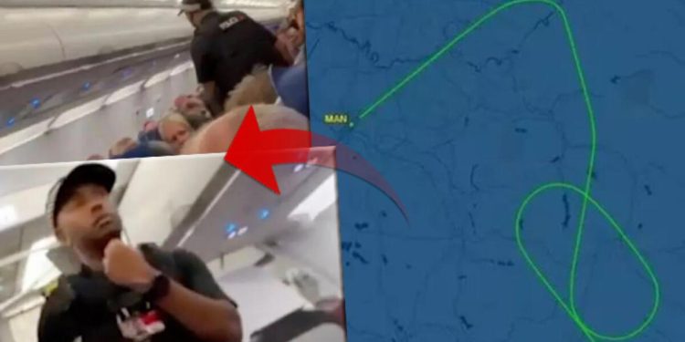 6 saatlik kaos! Yolcu kemer takmayı reddedince polis baskın düzenledi