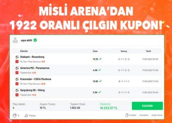 90+7’de gelen golle kazanan mucize iddaa kuponu! 1.922 katı…