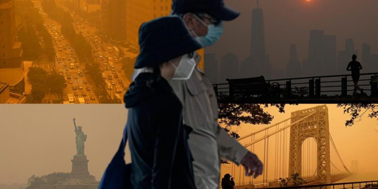 ABD’de alarm: Maskeler geri döndü, ‘evinizden çıkmayın’ uyarısı yapıldı! İnanılmaz manzaralar…