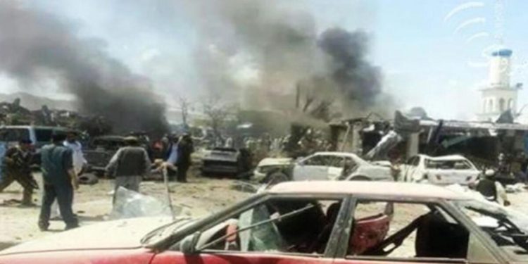 Afganistan’da öldürülen Taliban yetkilisinin cenaze merasiminde patlama: 11 meyyit