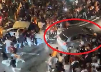 Arabasıyla şampiyonluk kutlayan taraftarların ortasına dalmıştı! Tabiri ortaya çıktı