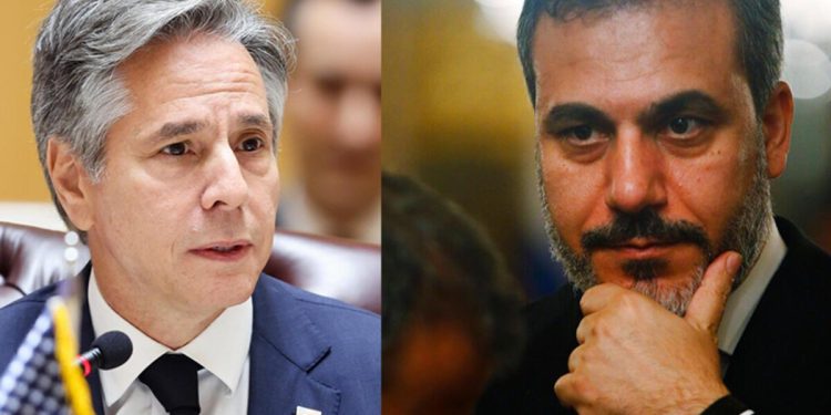 Bakan Fidan ABD’li mevkidaşı ile görüştü