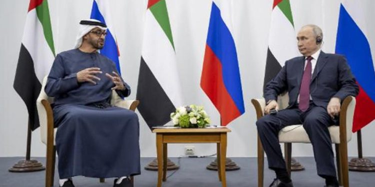 Birleşik Arap Emirlikleri Devlet Lideri Al Nahyan, Putin ile görüştü