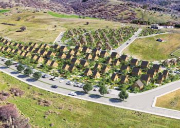 Bungalov mahallesi kuruyor