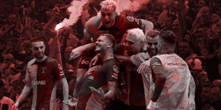 Canlı | Galatasaray, Nef Stadı’nda şampiyonluğu kutluyor! Ünlü isimler ve futbolcular…