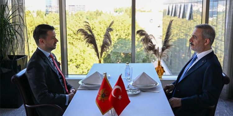 Dışişleri Bakanı Fidan, Karadağ Cumhurbaşkanı Miltovic’le görüştü