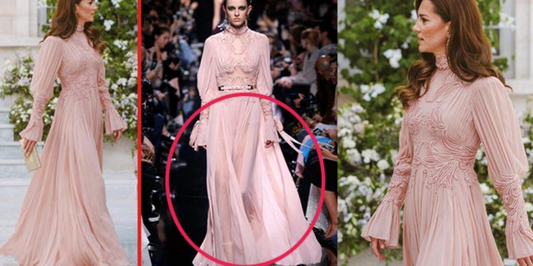 Düğünün açık orta en çok dikkat çeken konuğuydu: Kate şeffaf giyer mi hiç!