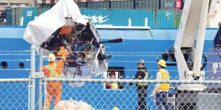 Dünyanın konuştuğu Titan’ın enkazı çıkarıldı