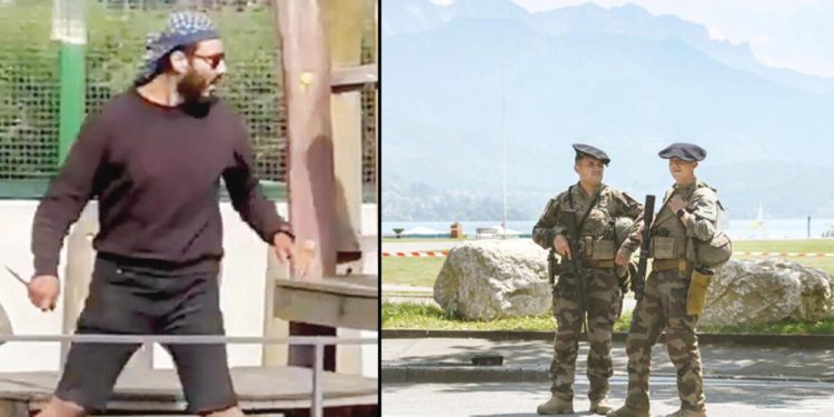 Fransa’da vahşet! Parkta bıçakla çocuklara saldırdı