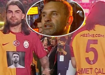 Galatasaray’ın kupa merasiminde Ahmet Çalık unutulmadı! Duygusal anlar yaşandı…