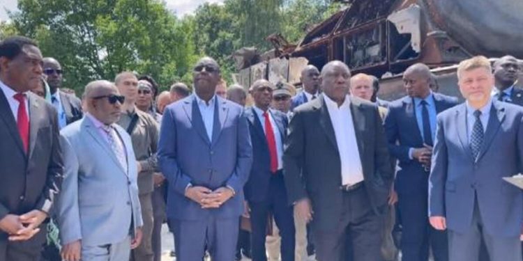 Güney Afrika Devlet Lideri Ramaphosa, barış teşebbüsü kapsamında Ukrayna’da
