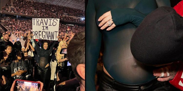 Her şey gösteri uğruna… Hamilelik haberini konserde pankart kaldırarak vermişti: Kocası karnını hiç görmemiş mi?