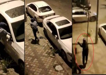 Hırsızları gördü, balkondan patates fırlattı: ‘Ben patates atıyorum, o taş atıyor’