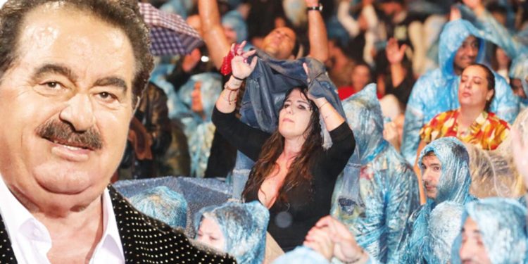 İbrahim Tatlıses’e yağmur mahzur olmadı