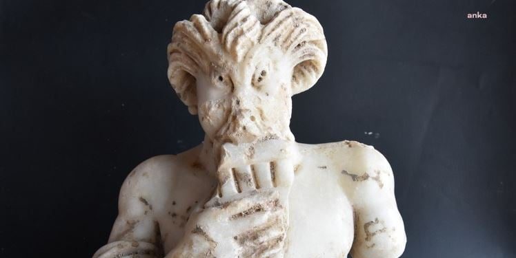 İstanbul’daki Hafriyatlarda Pan Heykeli Bulundu