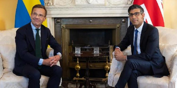 İsveç Başbakanı Kristersson, İngiliz mevkidaşı Sunak ile görüştü