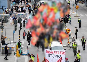 İsveç’te bir küstah protesto daha! Terör yandaşları rahat durmuyor, yetkililer izliyor