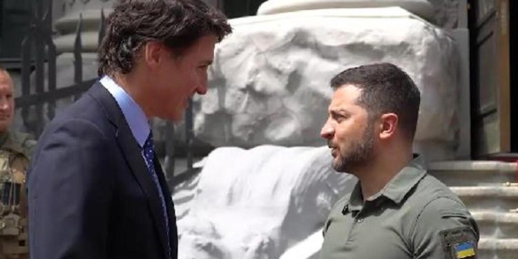Kanada Başbakanı Trudeau, Kiev’de