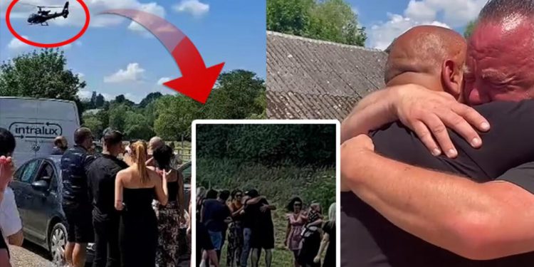 Kendi cenazesine helikopterle iniş yaptı! Dünyanın konuştuğu cenaze merasimi