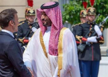 Macron, Veliaht Prens Selman ve Elon Musk ile görüştü