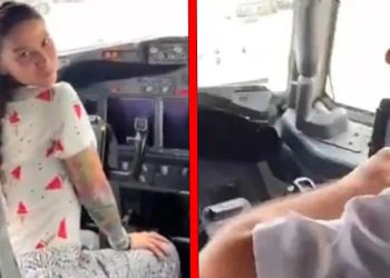 Müzikçi kokpitte soyundu, pilota tokat attı!