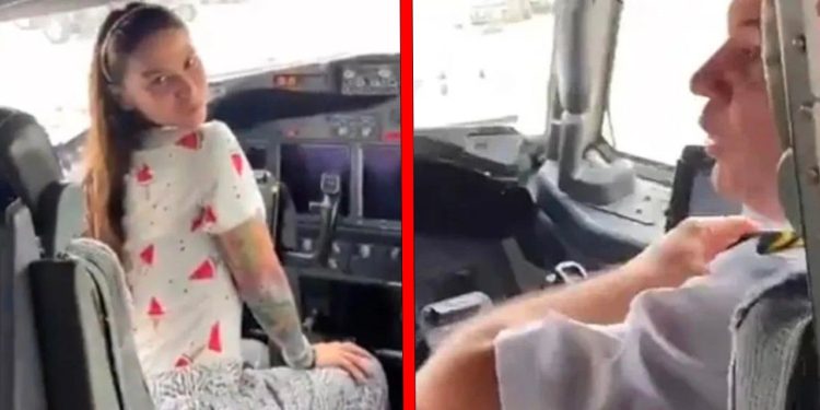 Müzikçi kokpitte soyundu, pilota tokat attı!