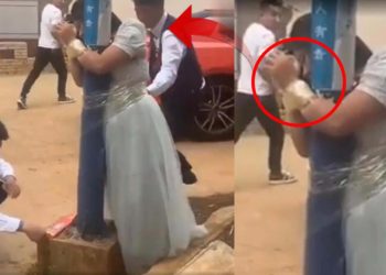 Nedimeleri lamba direklerine bağladılar! Toplumsal medyayı ayağa kaldıran imaj…