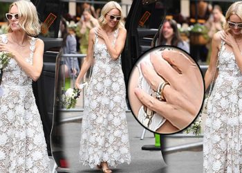 Nişan yüzüğü fark edilince soruları geçiştirmişti… Ünlü yıldız 6 yıllık aşkıyla evlendi: Gelin çiçeğimi marketten aldım!