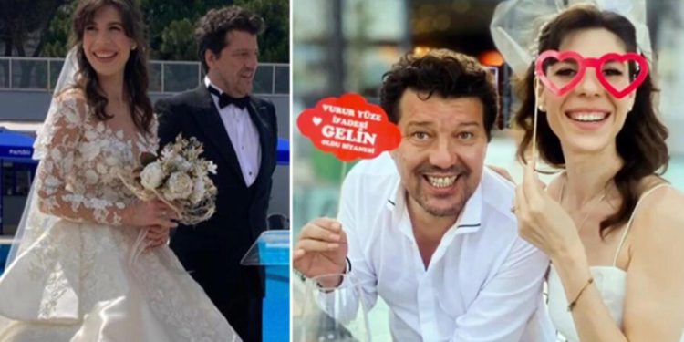 Oyuncu İlker Aksum ve Dilay Ekmekçioğlu evlendi