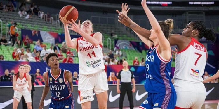 Potanın Perileri, EuroBasket’e mağlubiyetle başladı (Türkiye 63-71 Sırbistan)