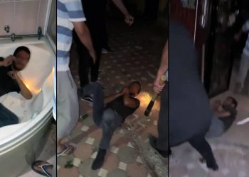 Saklandığı küvette yakalayıp dövdüler, sürükleyerek dışarı çıkardılar