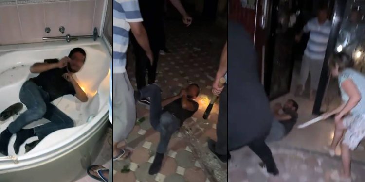 Saklandığı küvette yakalayıp dövdüler, sürükleyerek dışarı çıkardılar