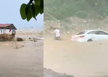 Sel Suları Arabası Bu türlü Sürükledi