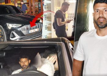 Sergio Aguero taksi bulamadı, Gökhan Gönül otomobilini verdi