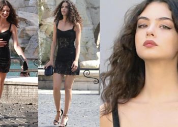 Sette hislerine hakim olamayınca siyah elbiseyi diğerine giydirdiler