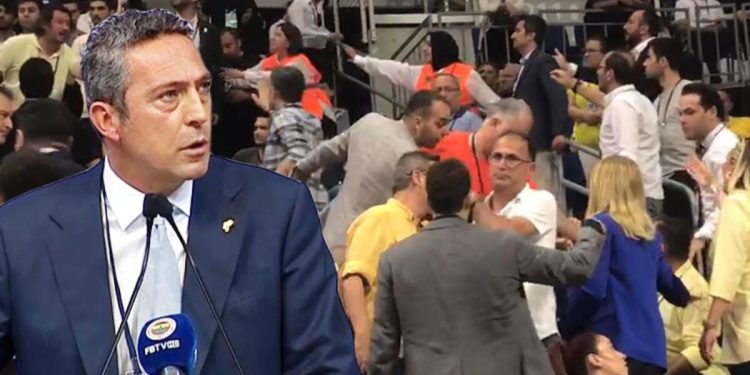 Son dakika: Fenerbahçe Genel Heyet Toplantısı’nda gerginlik! Ali Koç konuşmasını yaparken…