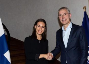 Stoltenberg, Finlandiya Başbakanı Marin ile görüştü