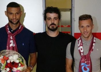 Trabzonspor’un yeni transferleri Orsic ve Joaquin kente geldi
