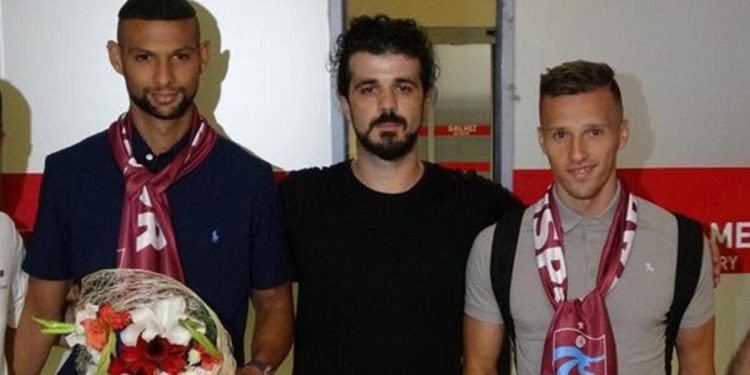 Trabzonspor’un yeni transferleri Orsic ve Joaquin kente geldi