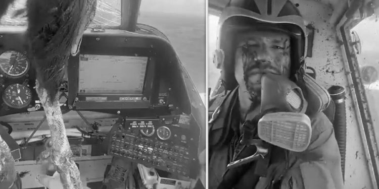 Uçağa çarpan kuş kokpite girdi, pilot kanlar içinde kaldı