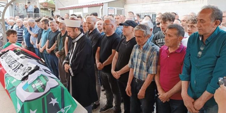 Ulusal futbolcu Yalçın Kıldıran, son seyahatine uğurlandı