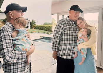 Ünlü oyuncu amansız hastalığın pençesine düşmüştü: Bruce Willis’ten torunuyla birinci poz geldi