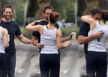 Ünlü oyuncu aşk sarhoşu oldu: Sarılıp öpüşmekten vedalaşmaya sıra gelmedi